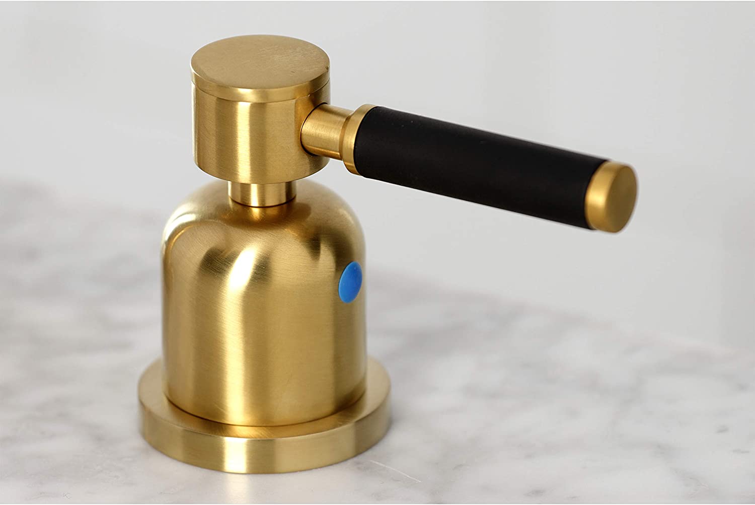 Kingston Brass FSC8933DKL Kaiser Widespread Bathroom Faucet, Brushed Brass