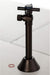 Kingston Brass CC83205DX Concord 1/2-Inch Sweat 3/8-Inch OD Comp Quarter-Trun Angle Shut-Off Valve with 5 Extension, Oil Rubbed Bronze
