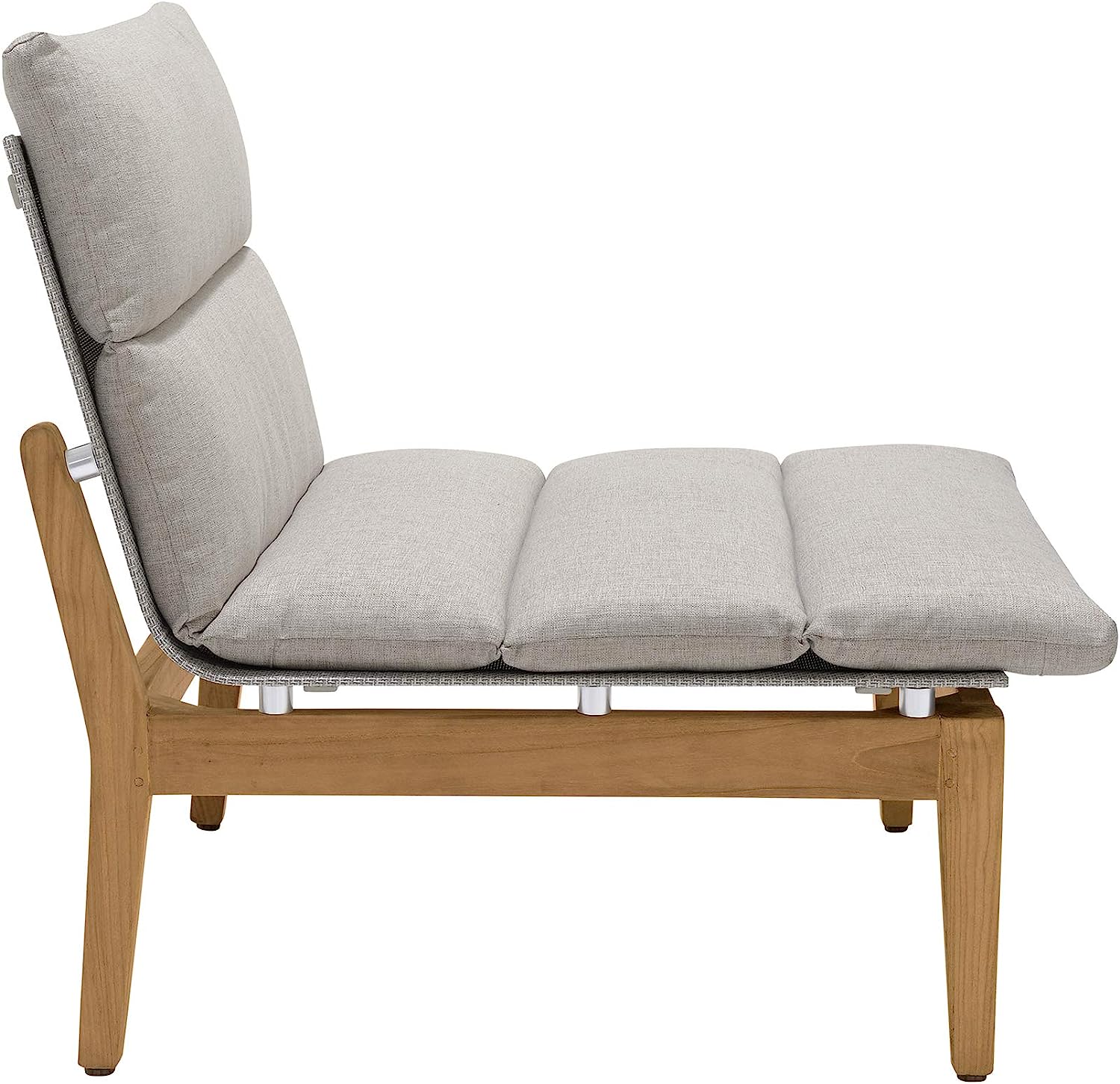 ARMEN LIVING SETODARLT2A1B Arno Outdoor 3 Piece Teak Wood Seating Set, Beige