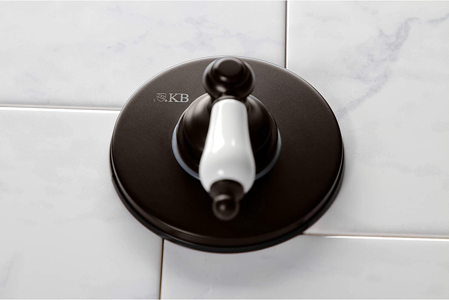 Kingston Brass KS3035PL Three-Way Diverter Valve with Trim Kit, Oil Rubbed Bronze