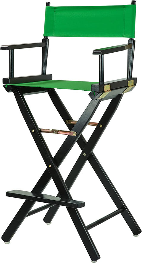 Baxton Studio Cabell Walnut and Black Modern Bar Stool, 17L x 17.5W x 35H