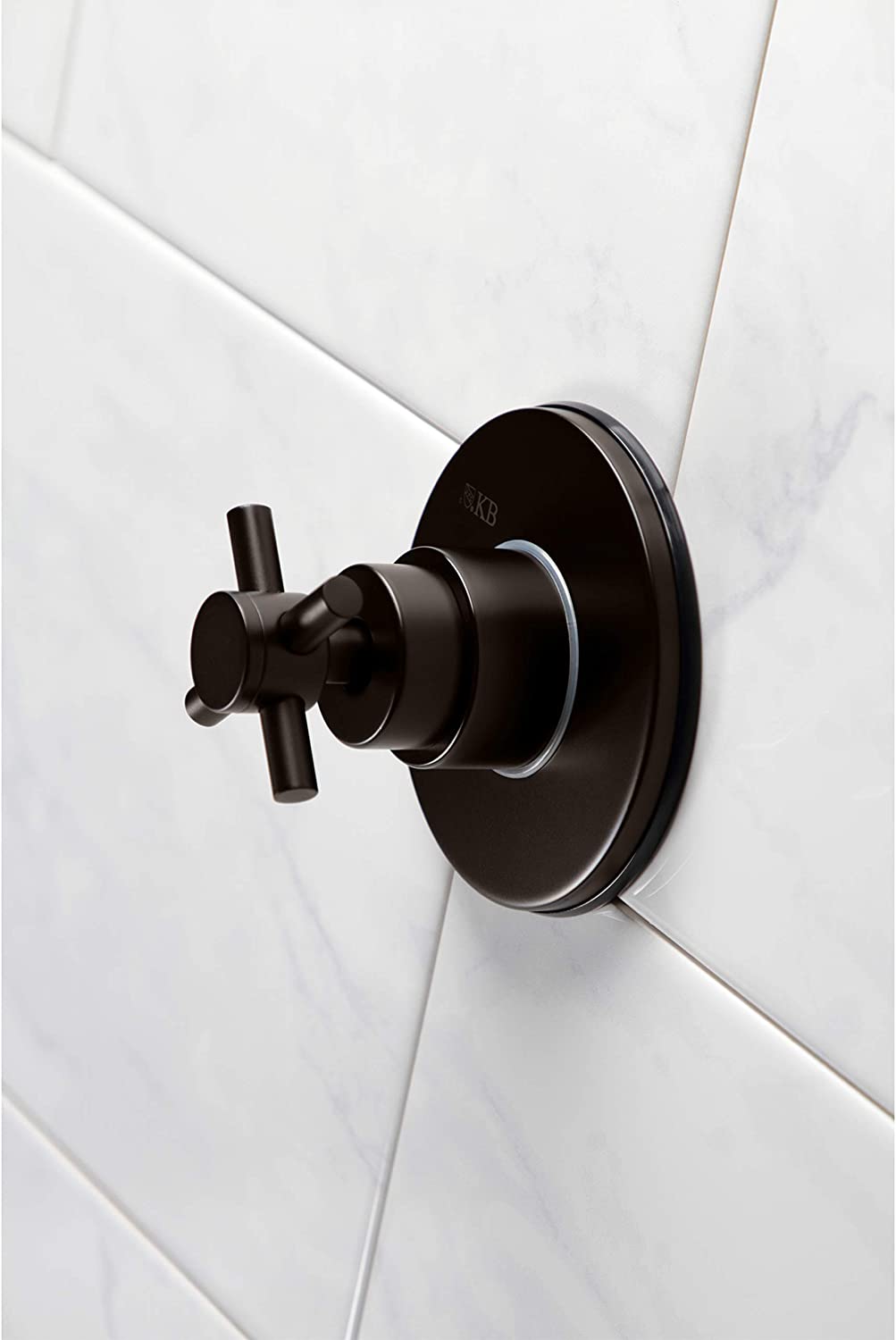 Kingston Brass KS3035DX Concord Three-Way Diverter Valve with Trim Kit, Oil Rubbed Bronze