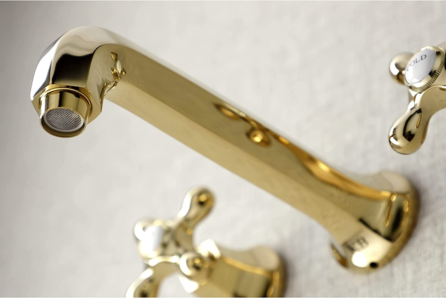 Kingston Brass KS4022AX Metropolitan Tub Faucet, Polished Brass