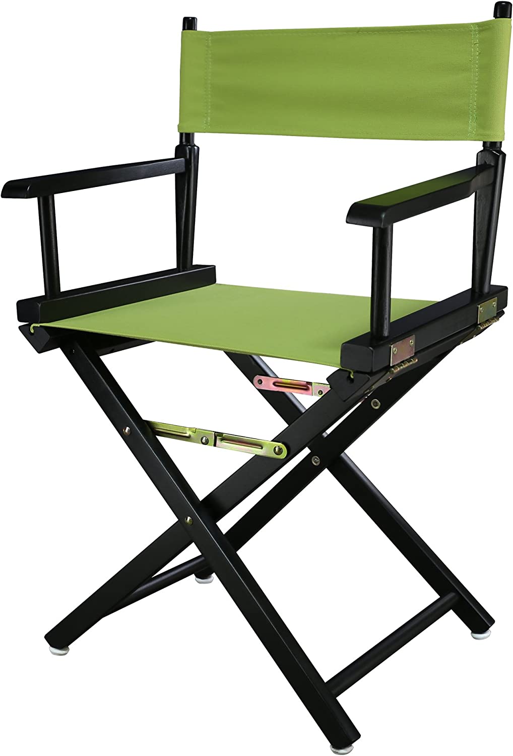 Casual Home 200-02/021-72 Director Chair 18&#34; - Classic Height BlackFrame/Lime Green Canvas