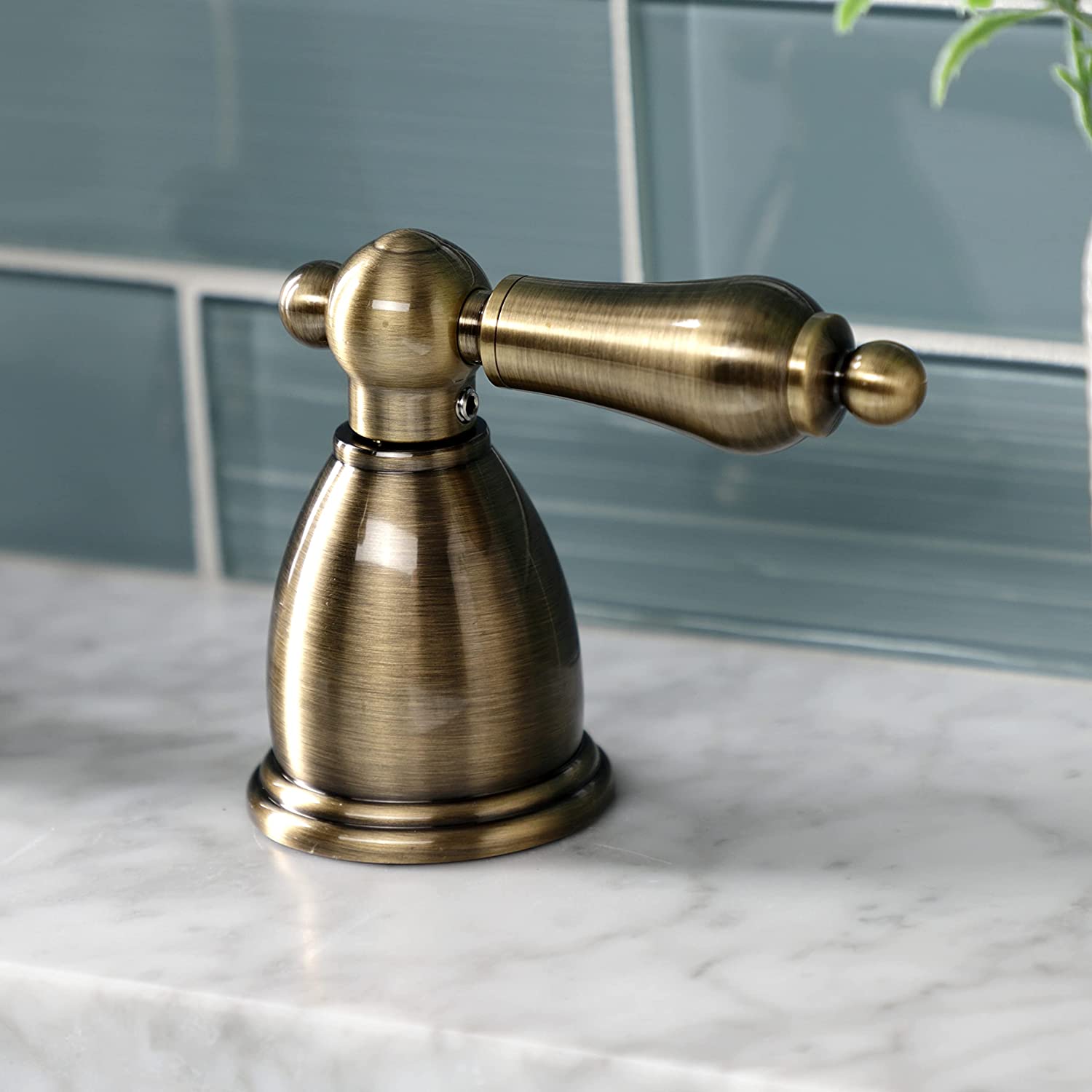 Kingston Brass KB1971AL Heritage Widespread Lavatory Faucet, Polished Chrome