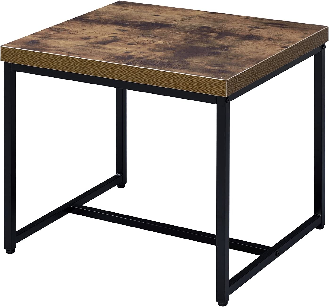 ACME Furniture Bob Weathered Oak &amp; Black End Table