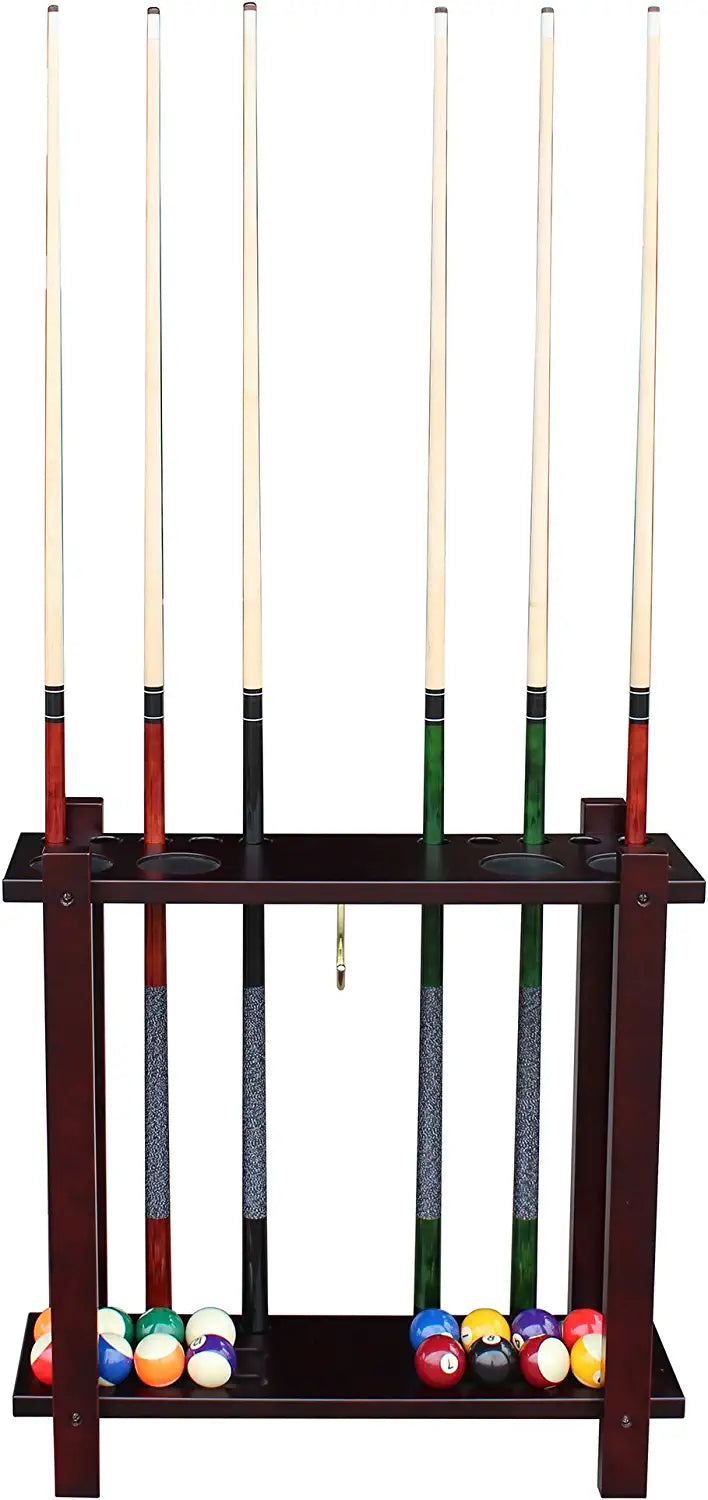 Hathaway Classic Floor Billiard Pool Cue Rack