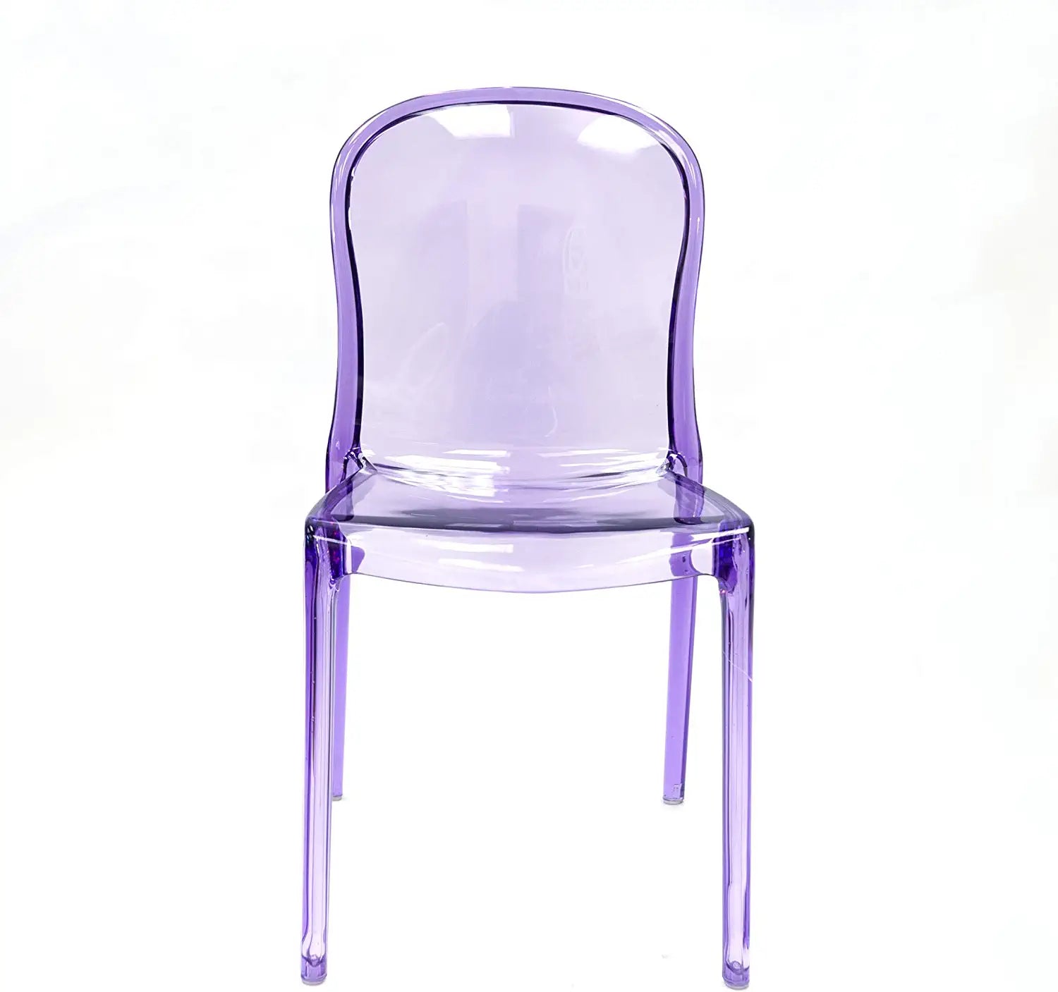 Commercial Seating Products Polycarbonate Genoa Chairs, Purple