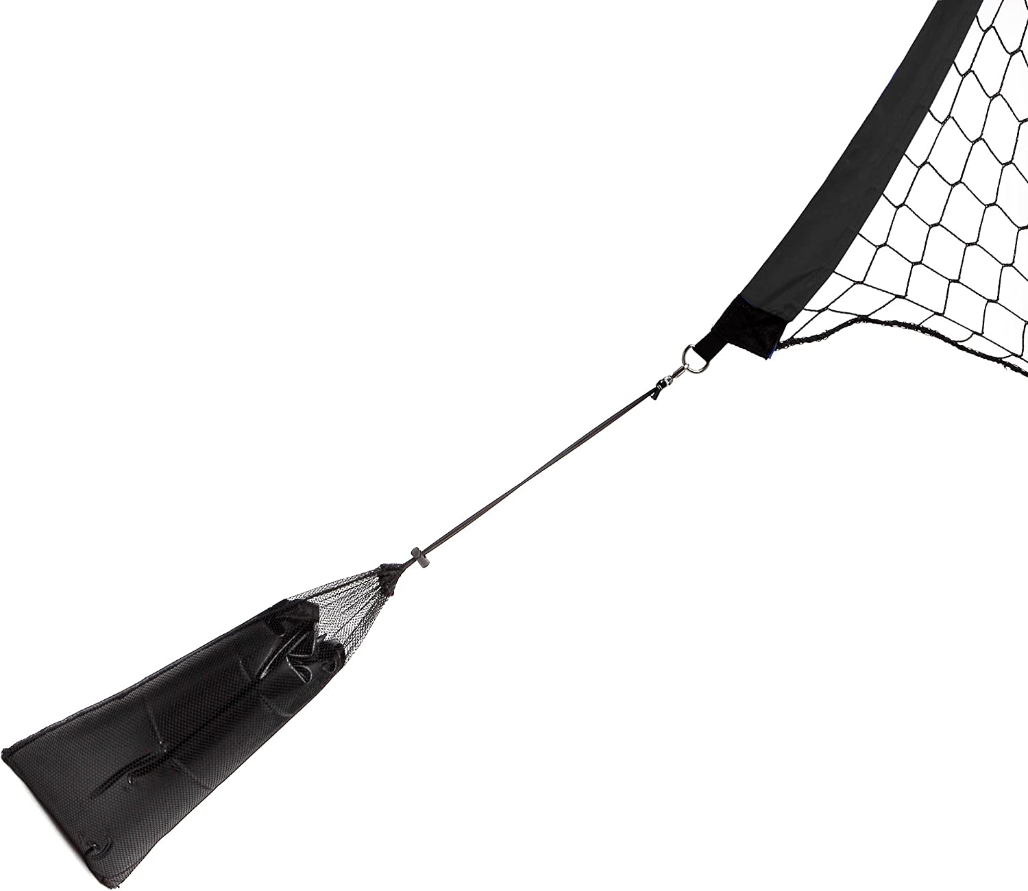 Hathaway Rebounder Basketball Return System for Shooting Practice with Heavy Duty Polyester Net Black, 120&#34; L x 60&#34; W x 108&#34; H