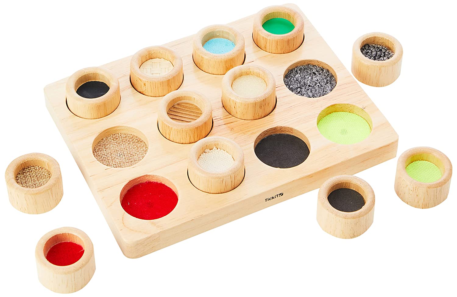 TickiT Touch &amp; Match Board - Toddler Sensory Exploration - Special Educational Needs - Tactile Board - Touch &amp; Feel