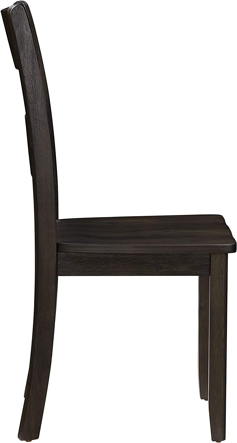 ACME Haddie Side Chair (Set-2) - - Distressed Walnut