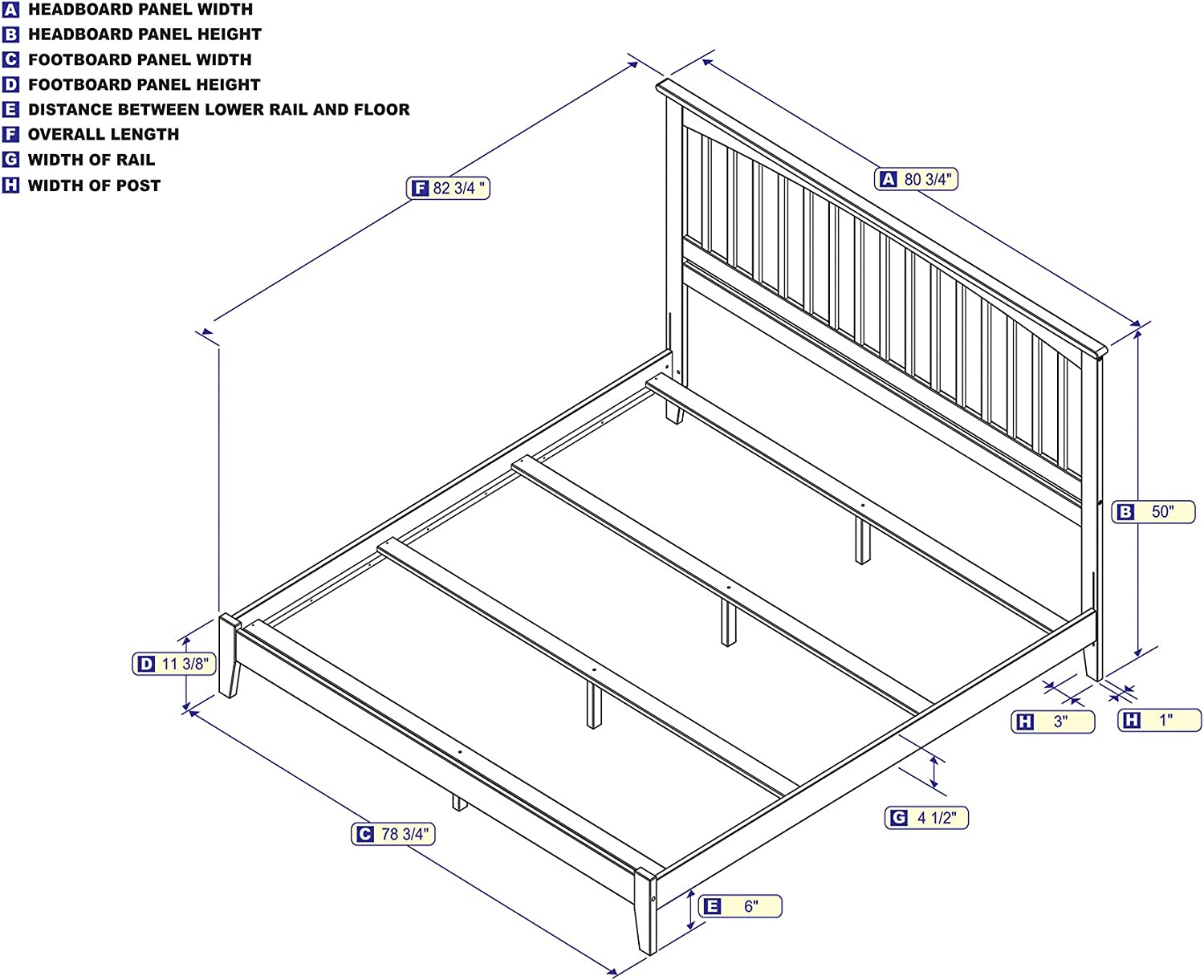 Mission Traditional Bed