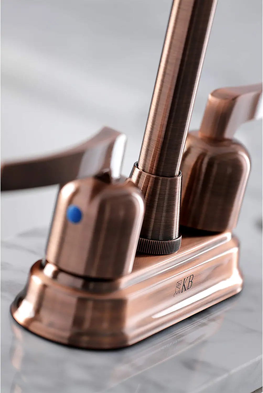 Kingston Brass KB849EFLAC Centurion Bar Faucet, Antique Copper