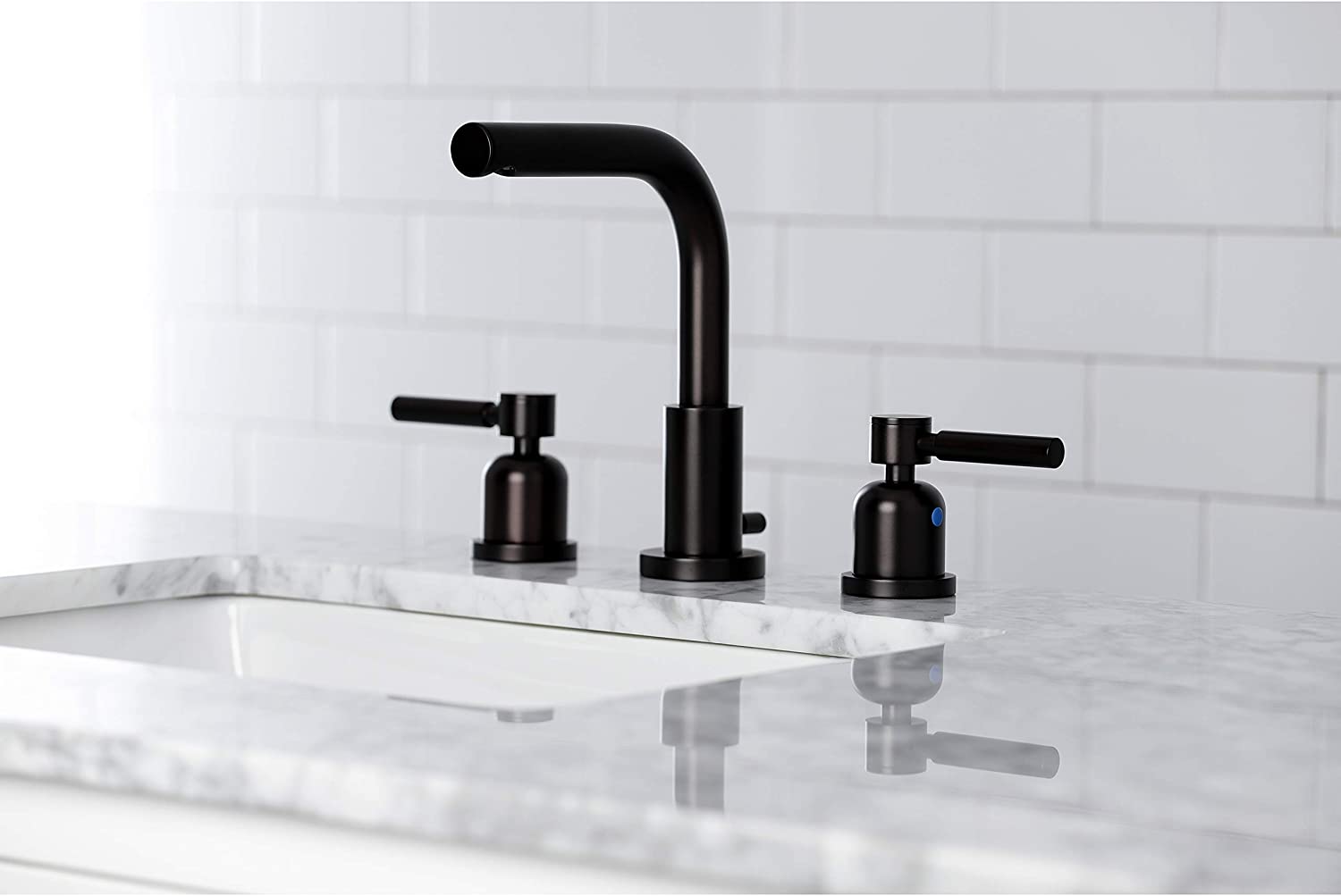 Kingston Brass FSC8955DL Concord Widespread Bathroom Faucet, Oil Rubbed Bronze