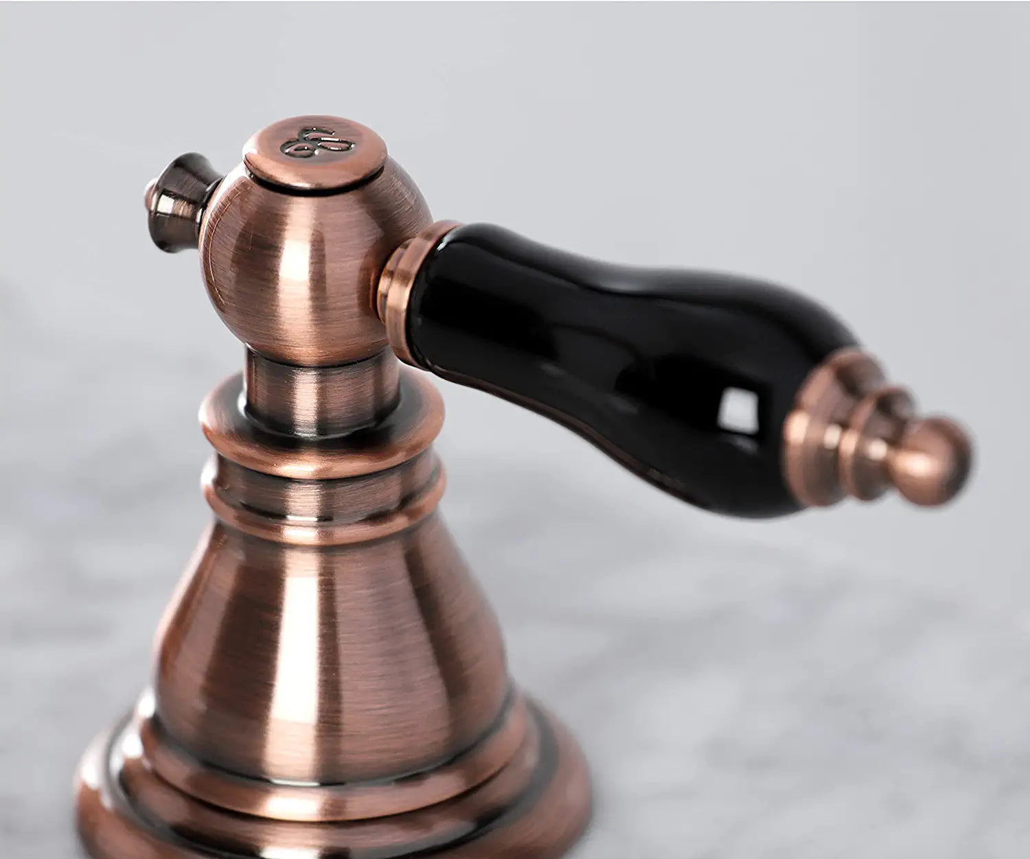 Kingston Brass FSC197AKLAC Duchess Widespread Bathroom Faucet, Antique Copper