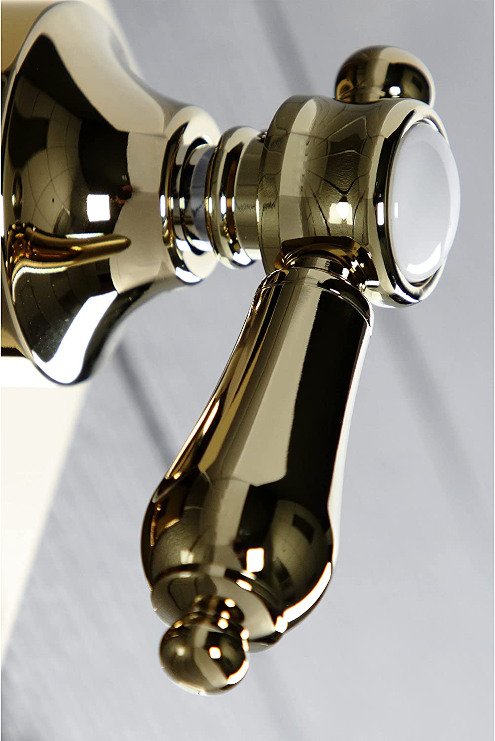 Kingston Brass KS3042BAL Heirloom Three-Way Diverter Valve with Trim Kit, Polished Brass