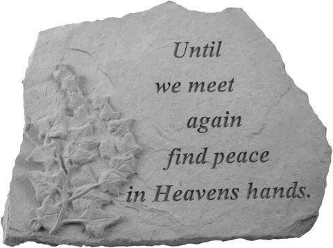 Kay Berry 7005 Until We Meet Again…with Ivy Memorial Garden Stone, Multicolor