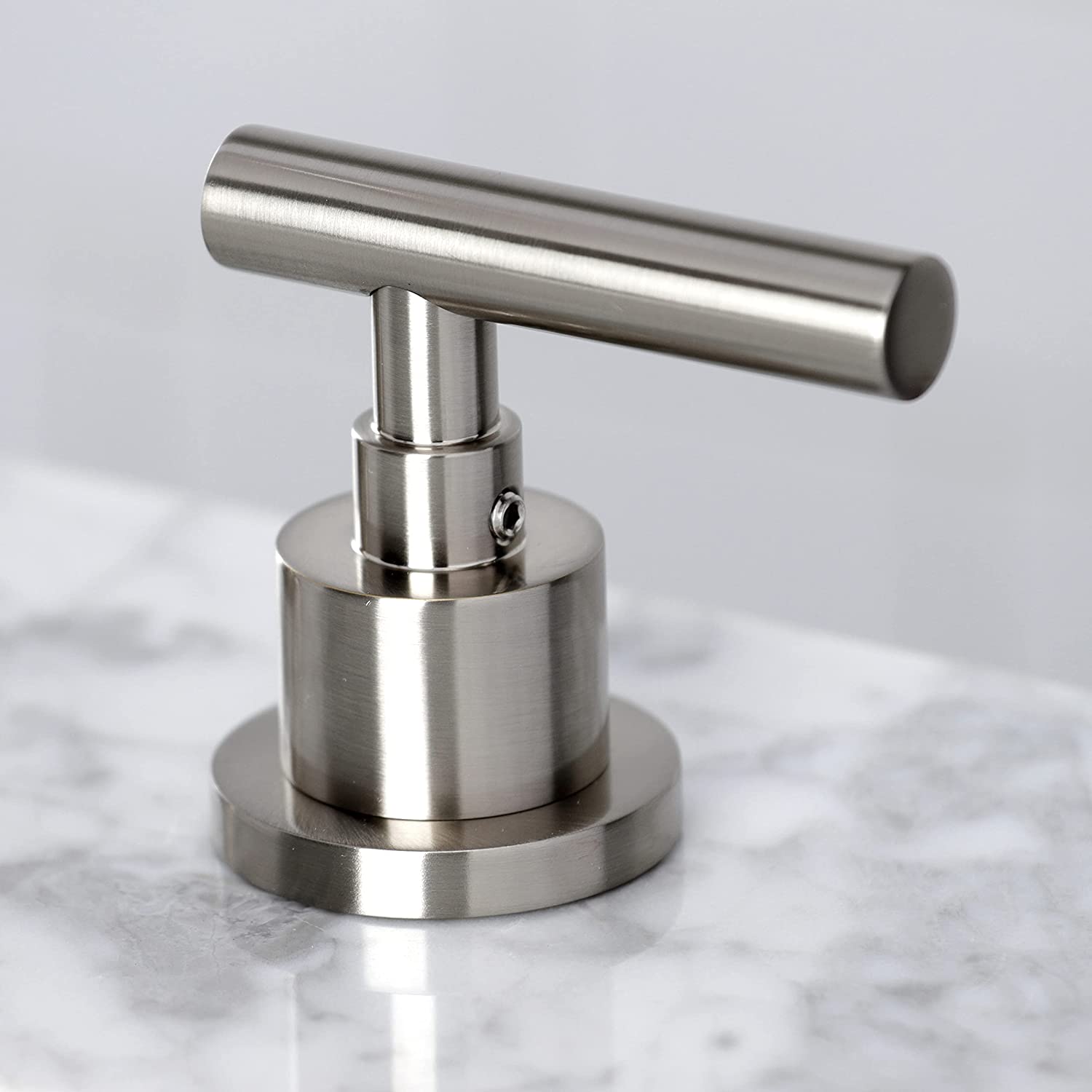 Kingston Brass FSC8938CML Manhattan Widespread Bathroom Faucet, Brushed Nickel