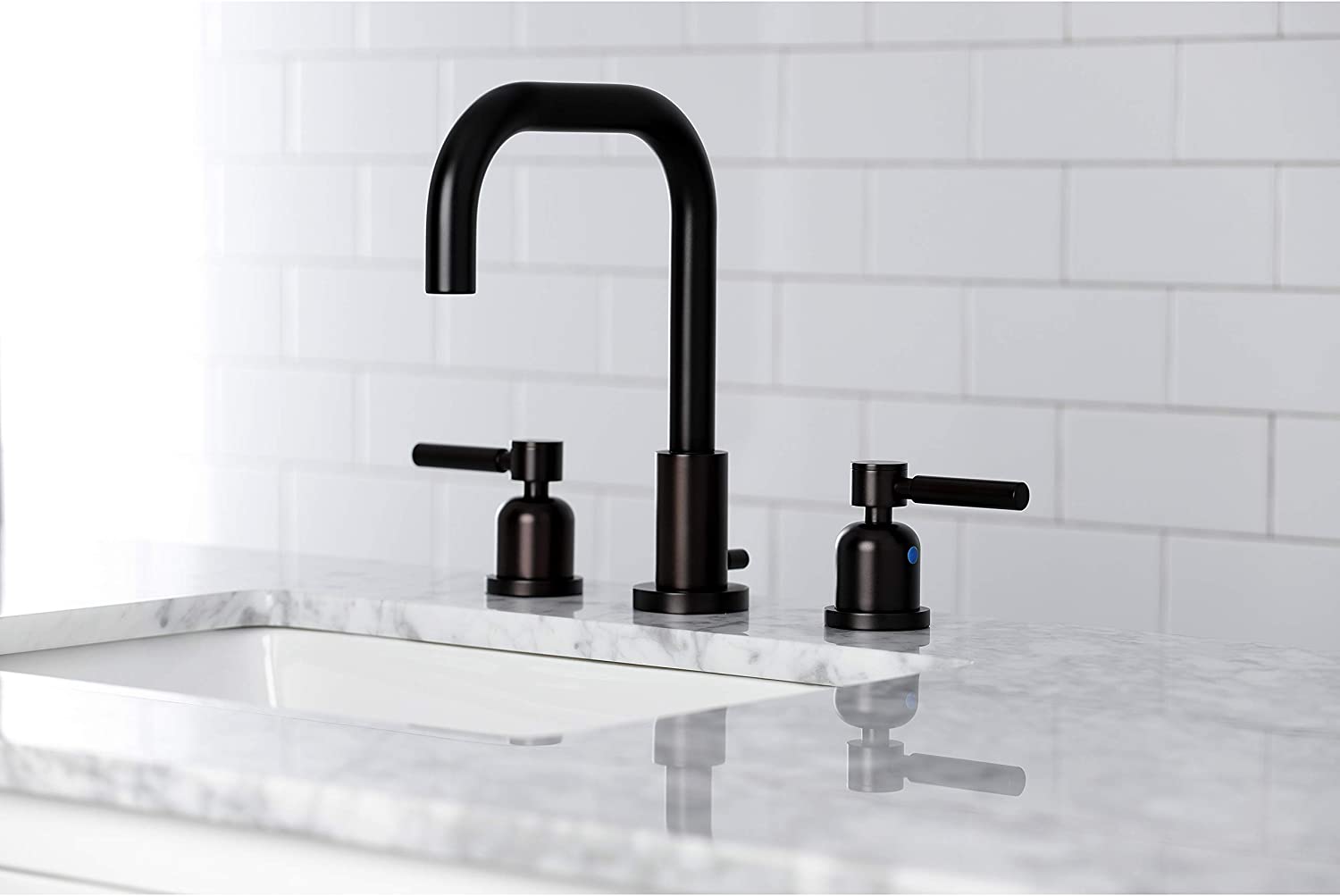 Kingston Brass FSC8935DL Concord Widespread Bathroom Faucet, Oil Rubbed Bronze