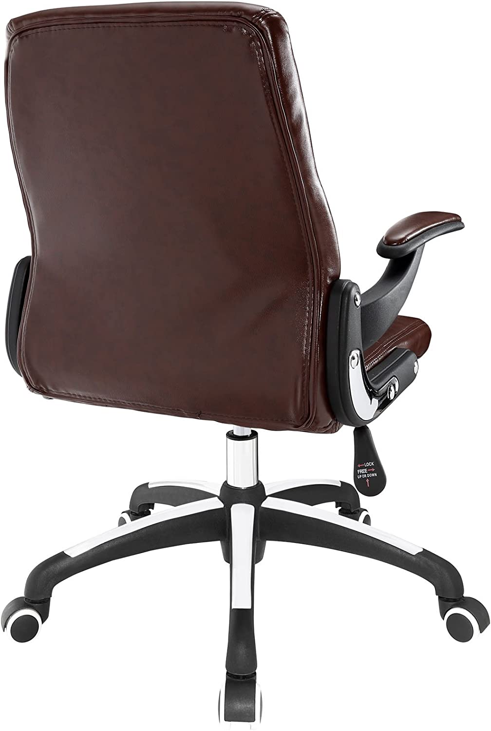Modway Premier Highback Office Chair in Brown