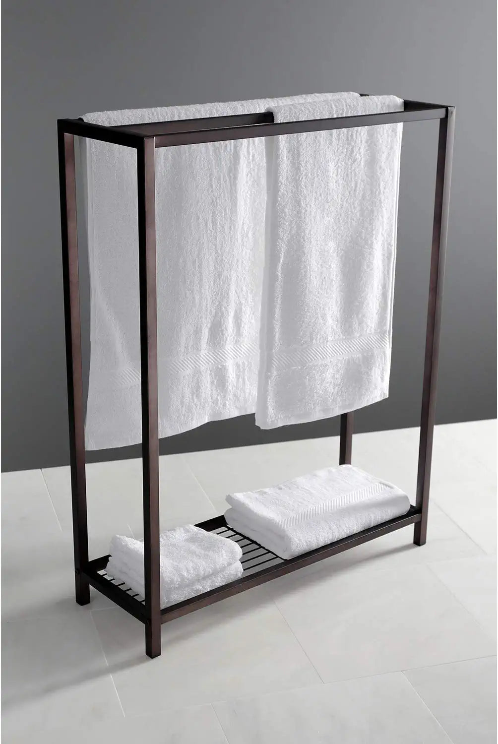 Kingston Brass SCC8355 Edenscape Freestanding Towel Rack, Oil Rubbed Bronze