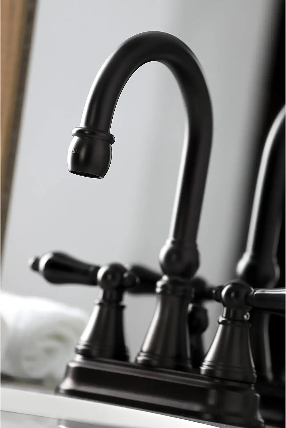 Kingston Brass KS2615PKL Duchess 4&#34; Centerset Bathroom Faucet, Oil Rubbed Bronze