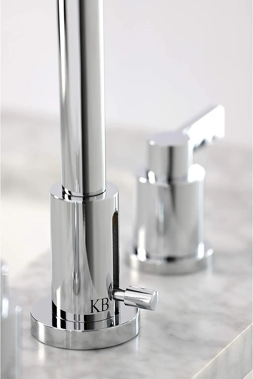 Kingston Brass FSC8931NDL NuvoFusion Widespread Bathroom Faucet, Polished Chrome