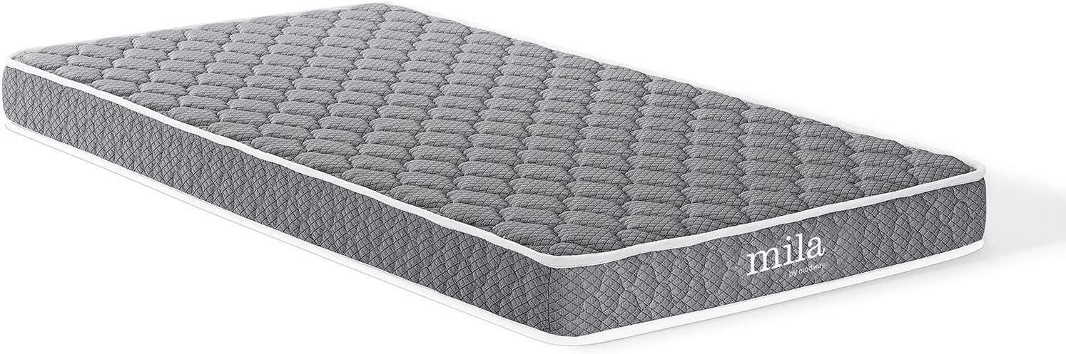 Modway Mila 6√É¬¢√¢‚Äö¬¨√Ç¬ù Twin Mattress - Firm 6 Inch Twin Mattress - 10-Year Warranty