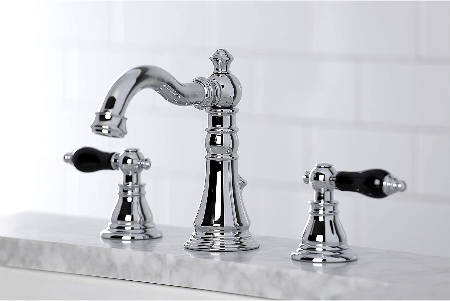 Kingston Brass FSC1971AKL Duchess Widespread Bathroom Faucet, Polished Chrome