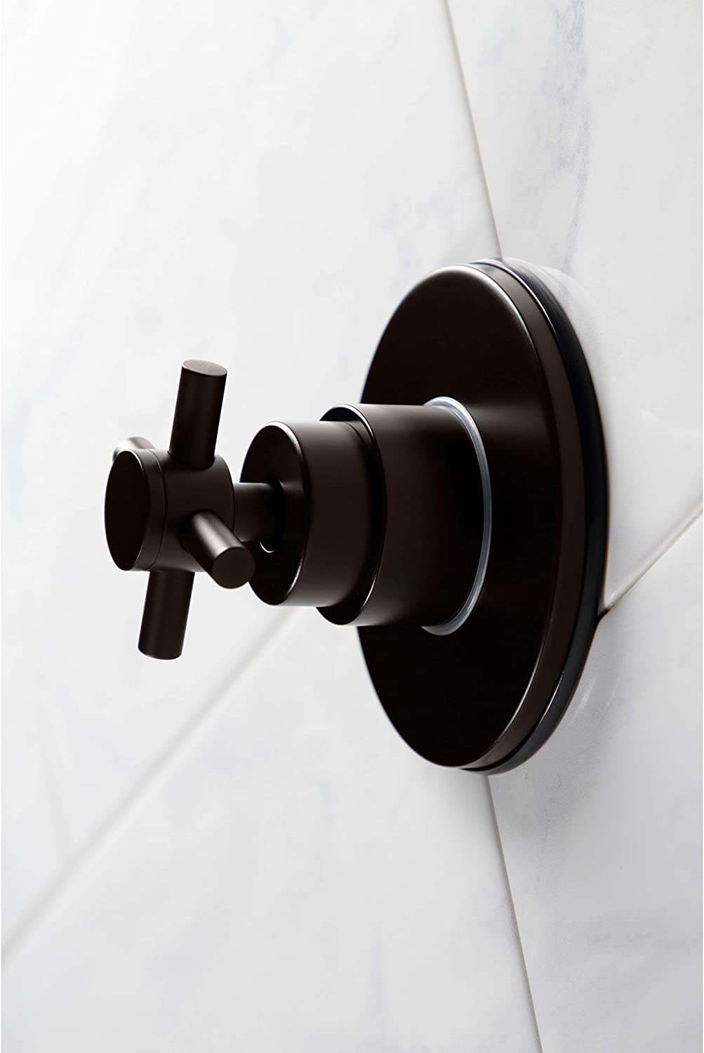 Kingston Brass KS3035DX Concord Three-Way Diverter Valve with Trim Kit, Oil Rubbed Bronze