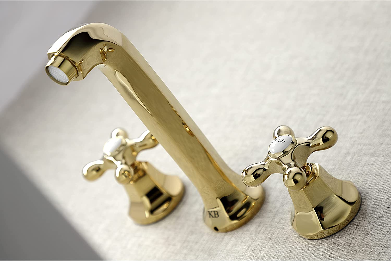 Kingston Brass KS4122AX Metropolitan Bathroom Faucet, Polished Brass