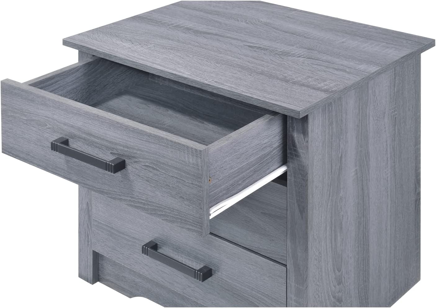 Glory Furniture Hudson Nightstand, Gray