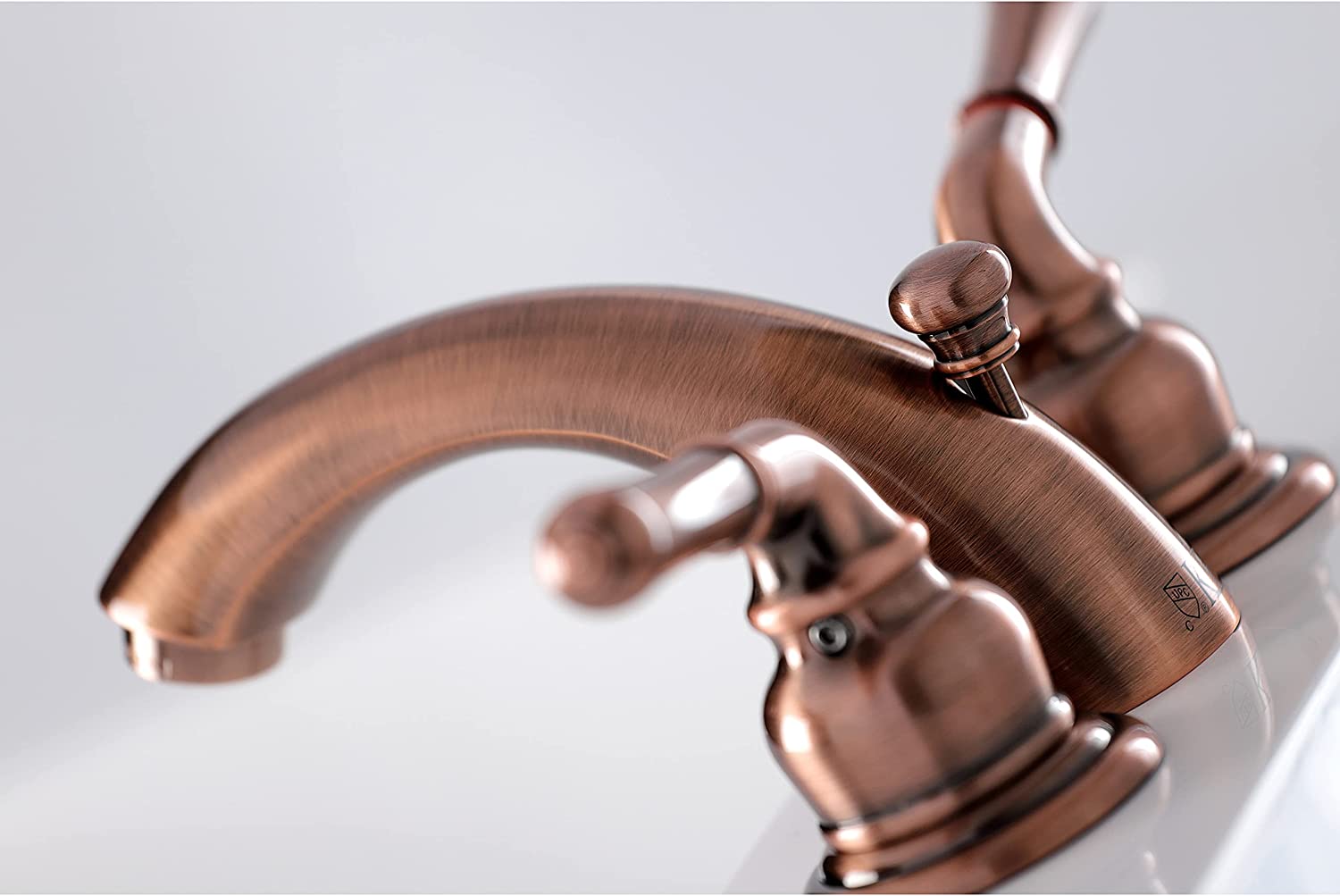 Kingston Brass KB956 Magellan Mini-Widespread Bathroom Faucet, Antique Copper