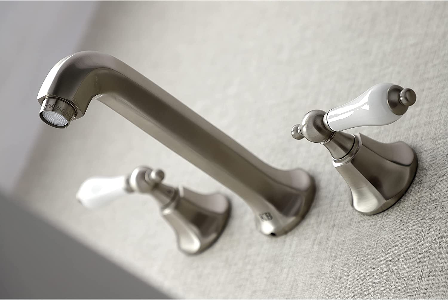 Kingston Brass KS4128PL Metropolitan Bathroom Faucet, Brushed Nickel