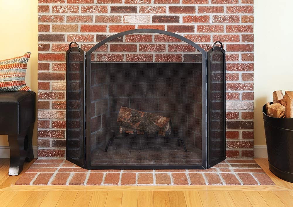 Minuteman International SS-31 Twisted Rope Folding Fireplace Screen