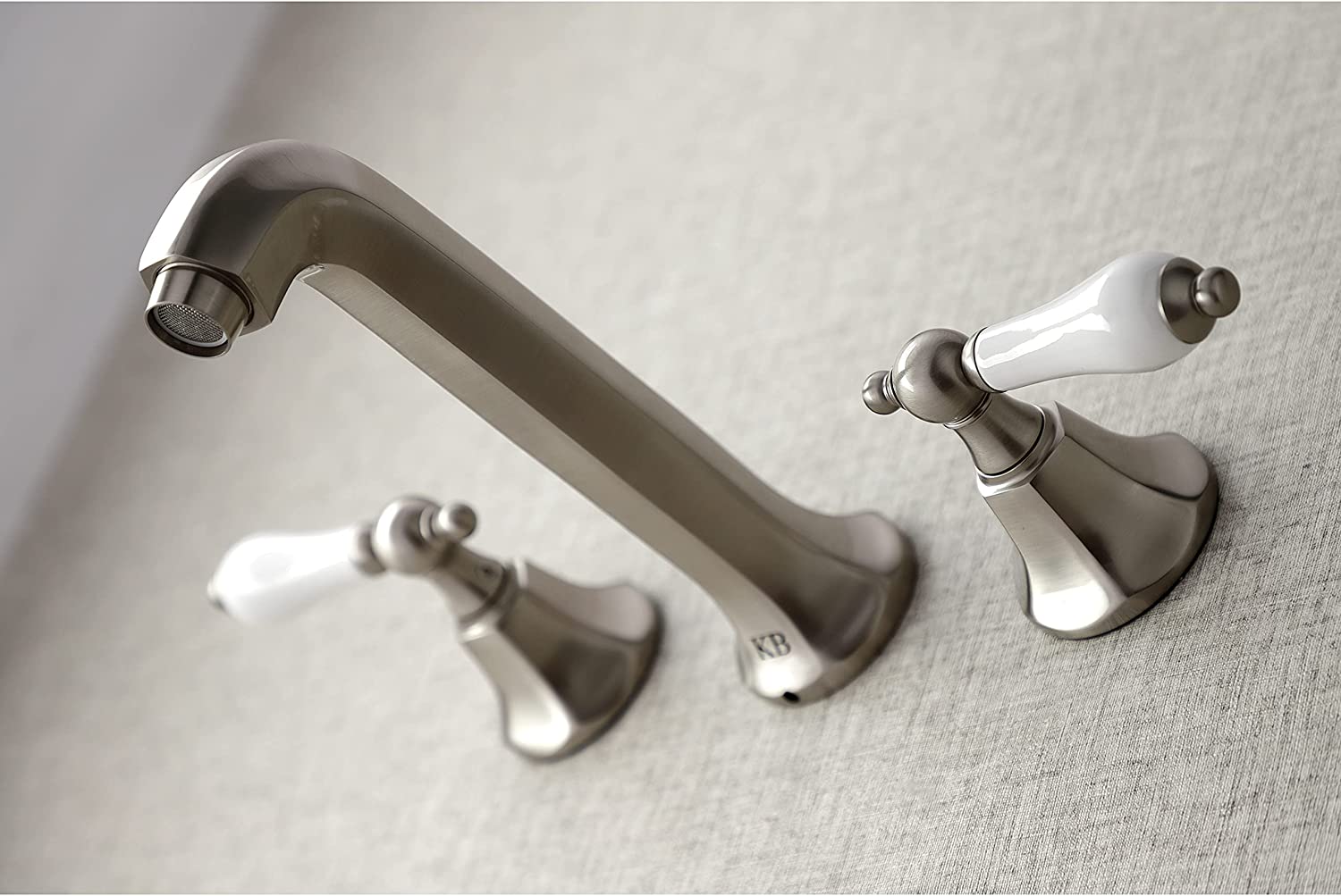 Kingston Brass KS4028PL Metropolitan Tub Faucet, Brushed Nickel