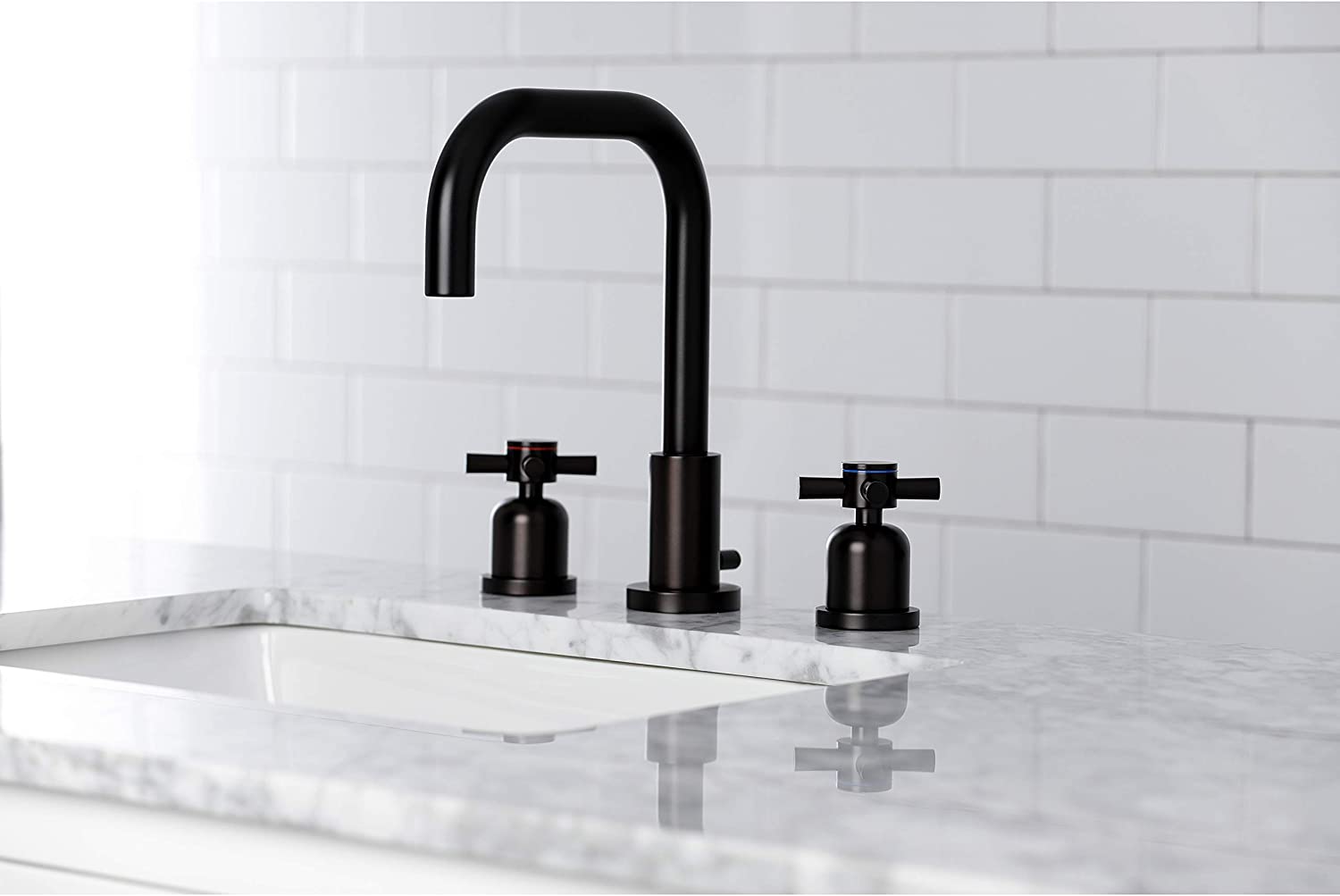 Kingston Brass FSC8935DX Concord Widespread Bathroom Faucet, Oil Rubbed Bronze