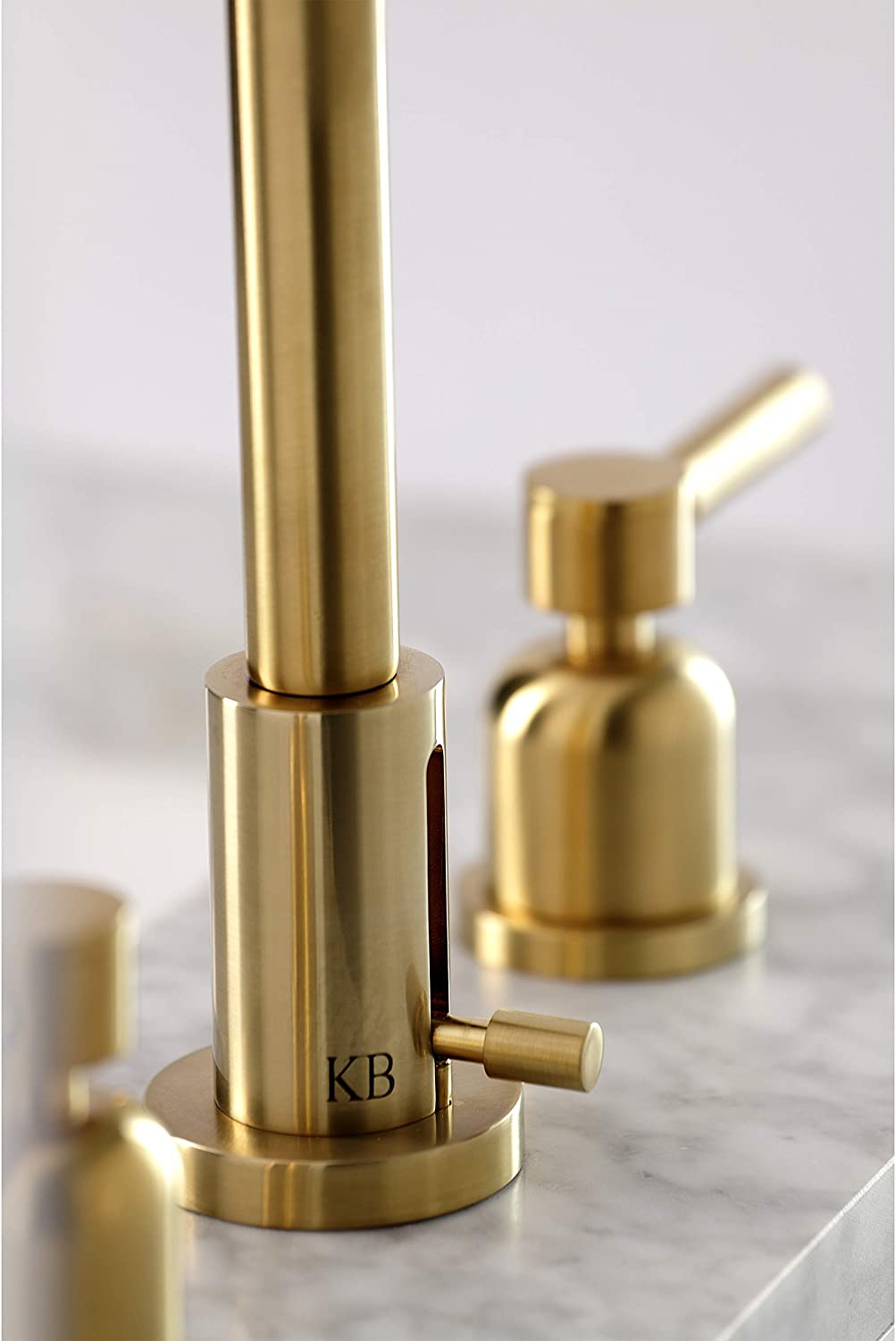 Kingston Brass FSC8933DL Concord Widespread Bathroom Faucet, Brushed Brass