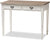 Baxton Studio CHR4VM/M B-CA Desk, 30.2&#34; x 39.5&#34; x 19.75&#34;, White
