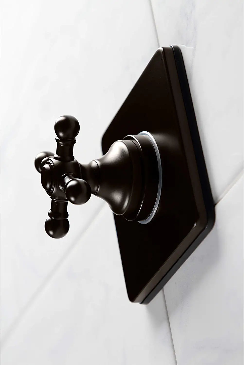 Kingston Brass KS3045BX Three-Way Diverter Valve with Trim Kit, Oil Rubbed Bronze