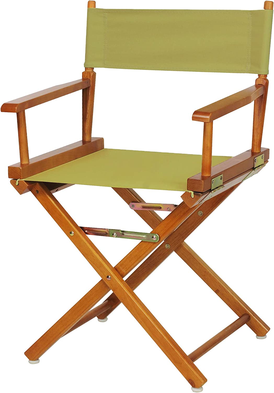 Casual Home 18&#34; Director&#39;s Chair Honey Oak Frame with Olive Canvas