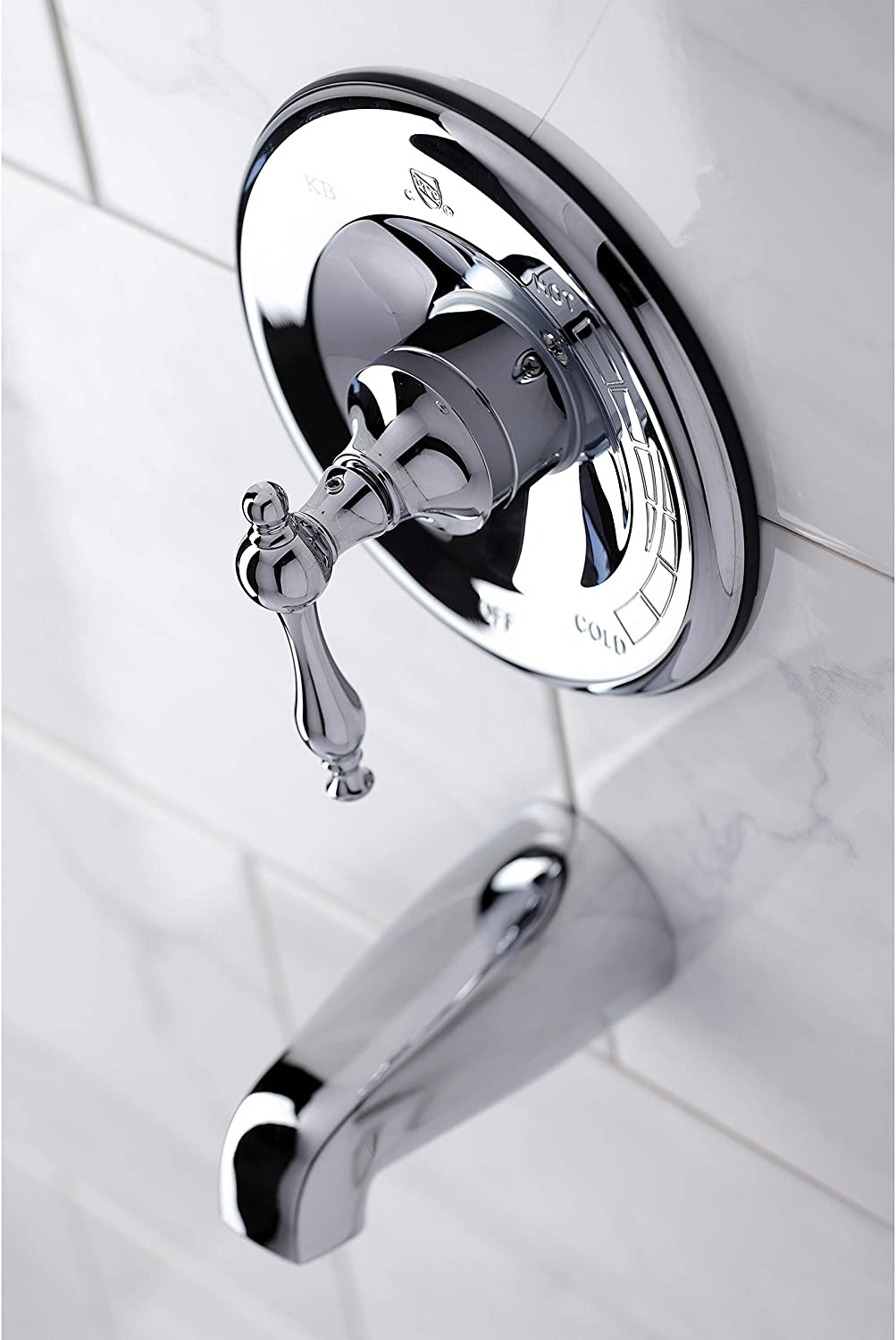 Kingston Brass KB1631NLTO Shower Faucet Tub Only, Polished Chrome