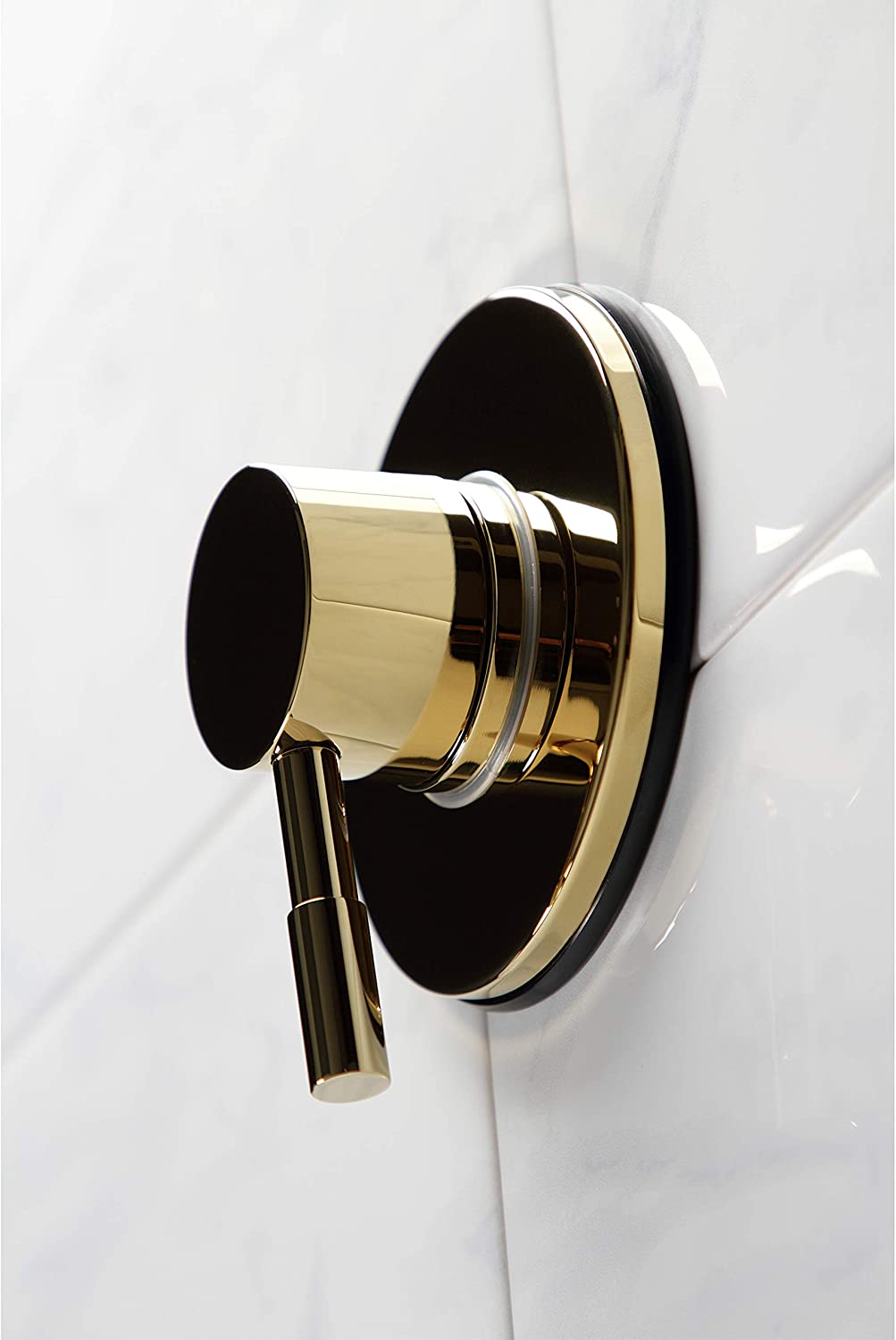 Kingston Brass KS3032DL Concord Three-Way Diverter Valve with Trim Kit, Polished Brass