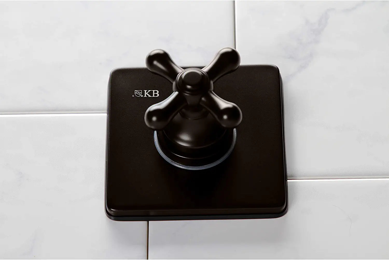 Kingston Brass KS3045AX Three-Way Diverter Valve with Trim Kit, Oil Rubbed Bronze