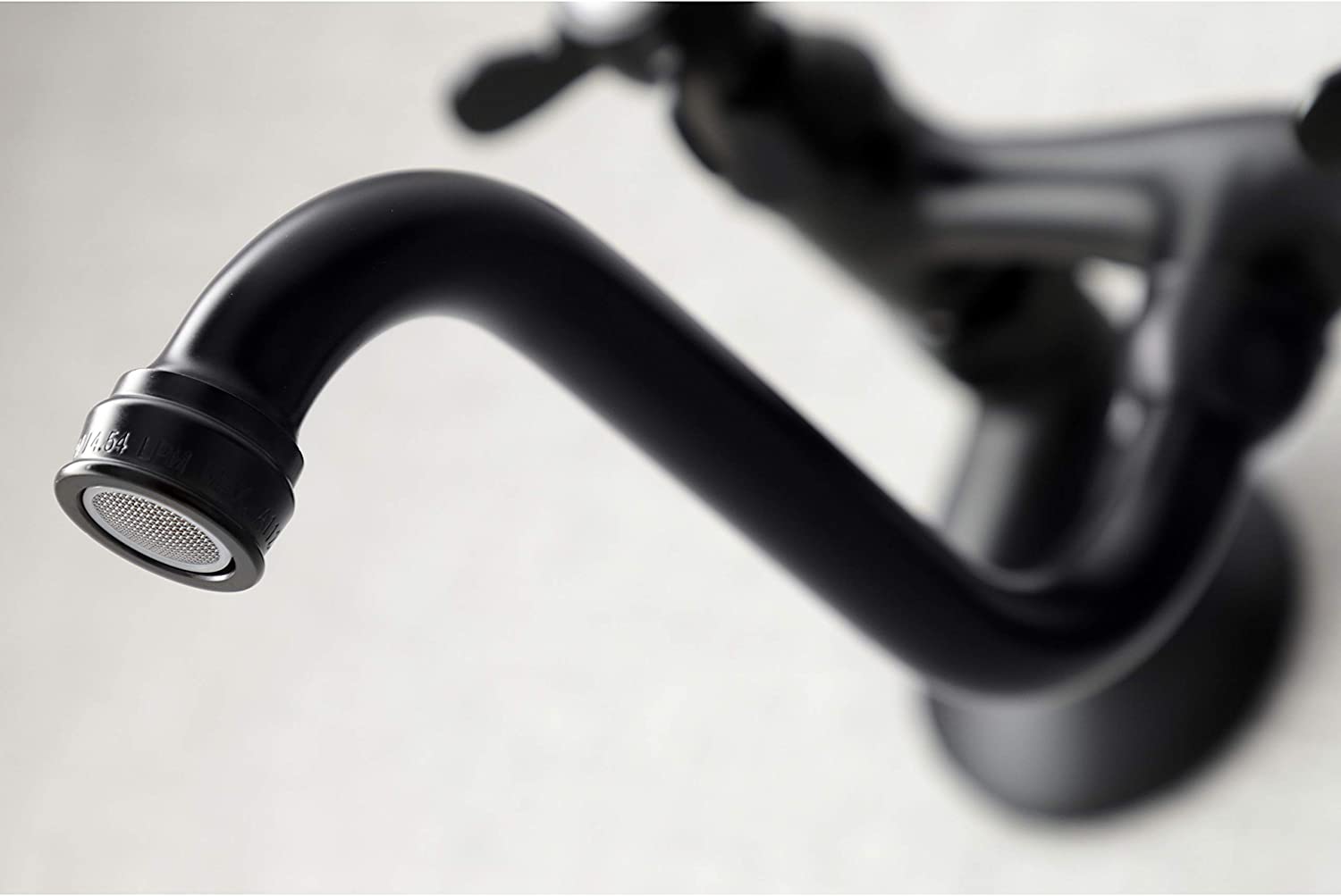 Kingston Brass KS116MB Essex Bathroom Faucet, Matte Black