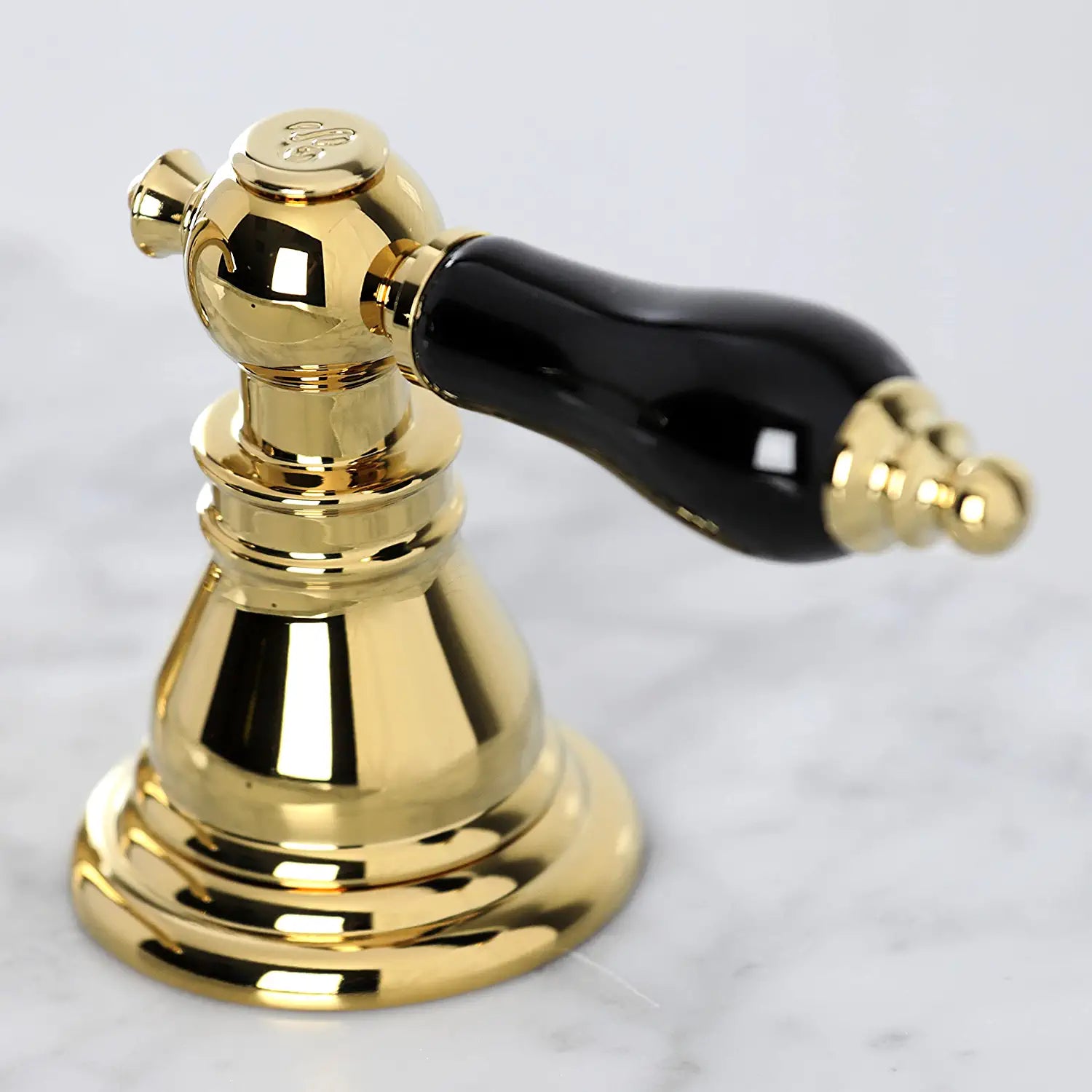 Kingston Brass KB962AKL Duchess Widespread Bathroom Faucet, Polished Brass