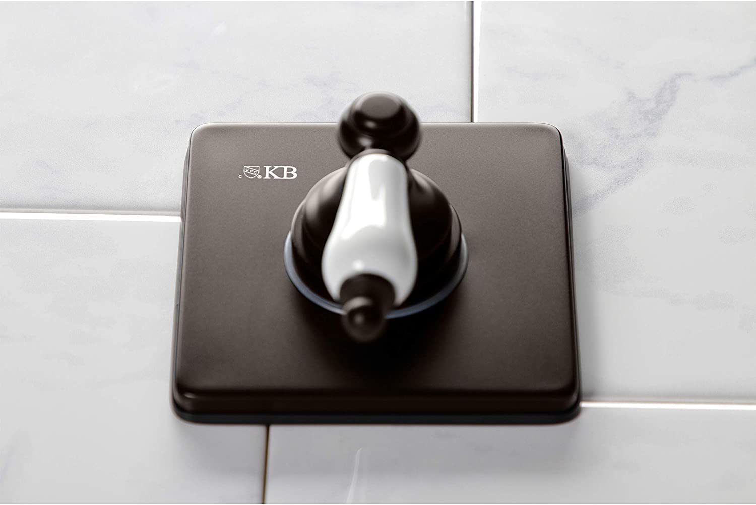 Kingston Brass KS3045PL Three-Way Diverter Valve with Trim Kit, Oil Rubbed Bronze