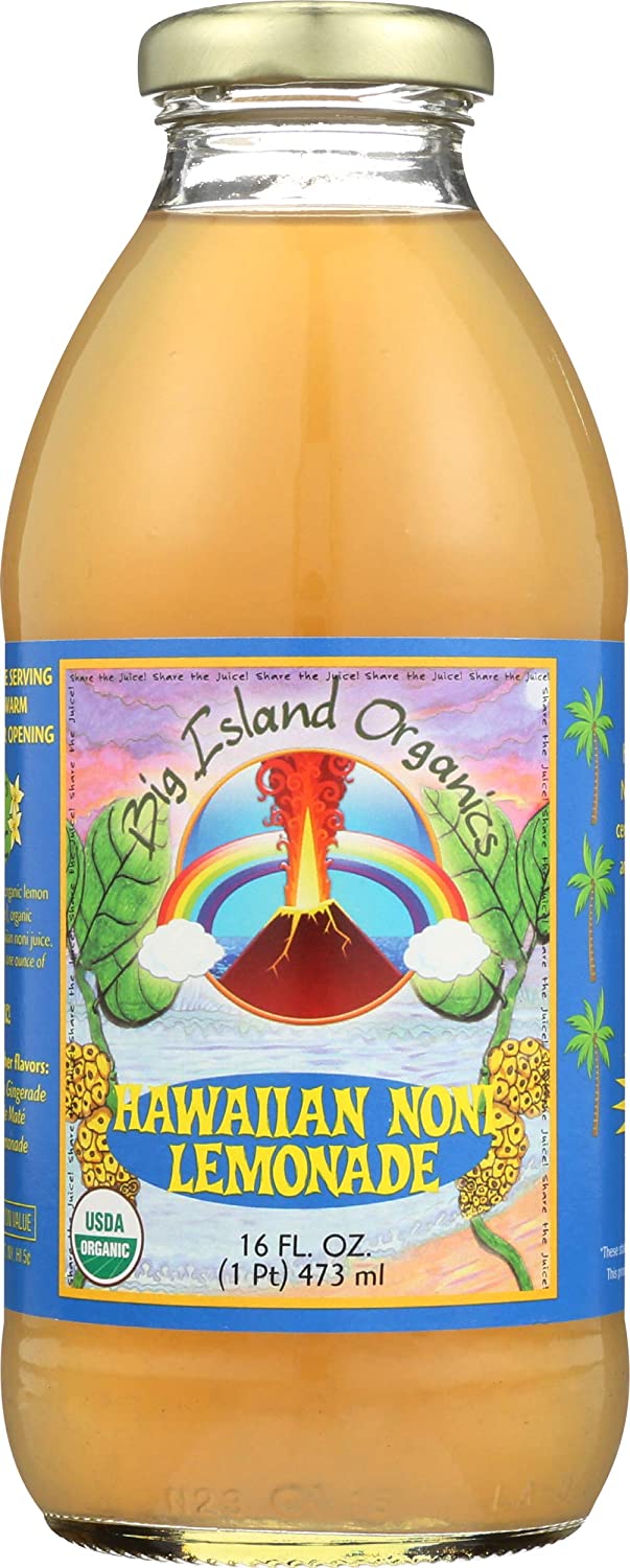 Big Island Organics Noni Lemonade 16oz Pack Of 4
