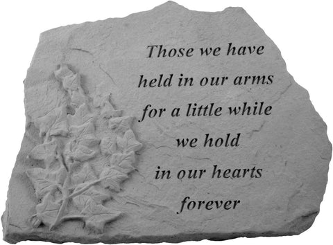 Kay Berry 7004 Those We Have Held…with Ivy Memorial Garden Stone, Multicolor