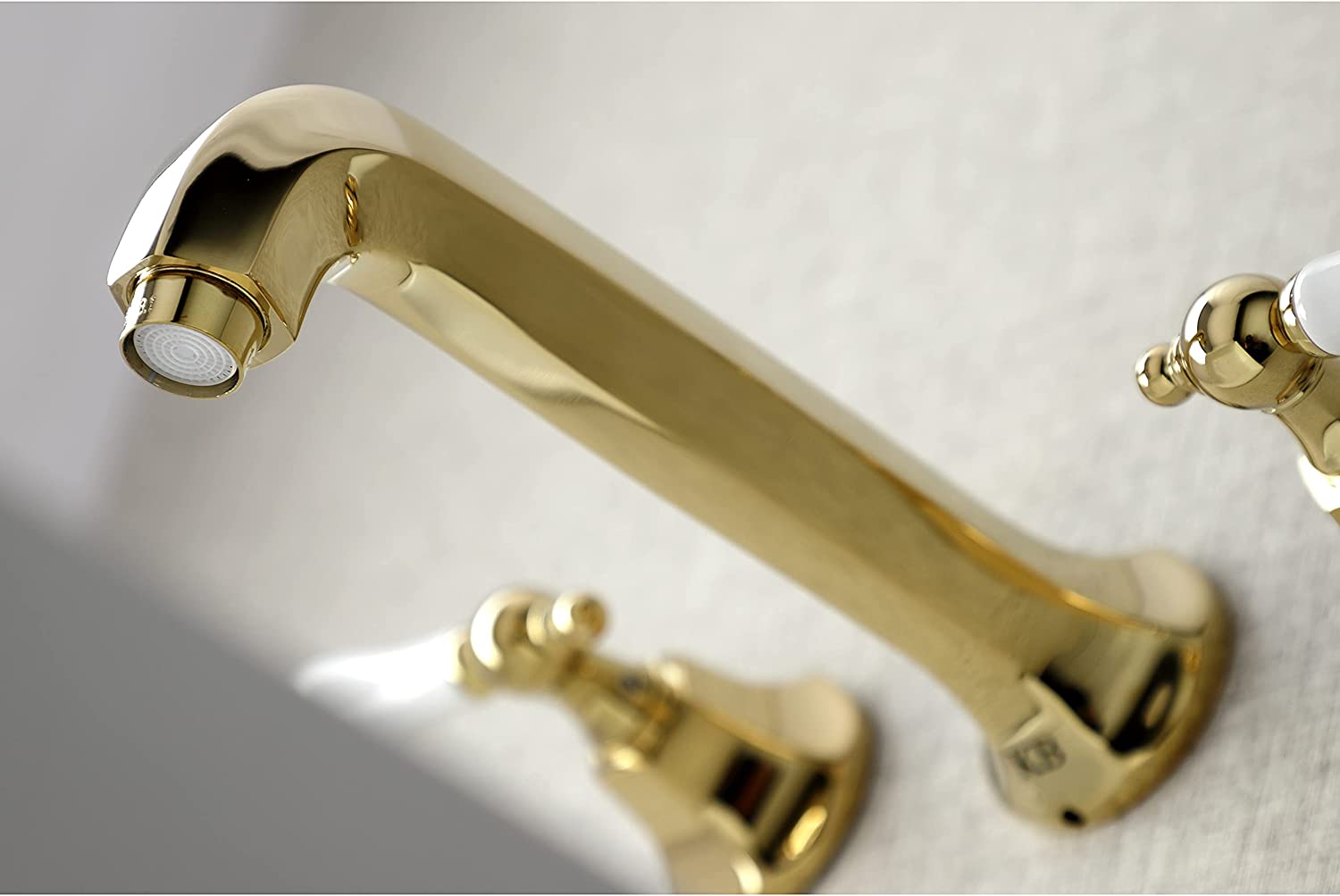 Kingston Brass KS4122PL Metropolitan Bathroom Faucet, Polished Brass